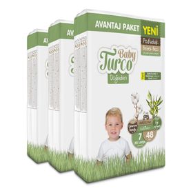 Baby Turco Doğadan Pofuduk No:7 XXLarge Bebek Bezi