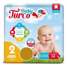 Baby Turco No:2 Mini 210 Adet Bebek Bezi
