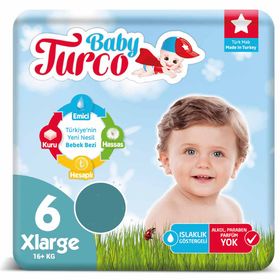 Baby Turco No:6 XLarge 96 Adet Bebek Bezi