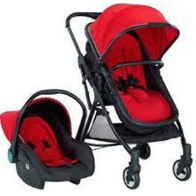 Baby2go 2038 Eco Kırmızı Travel Sistem Bebek Arabası