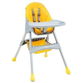 Baby2go 2370 Sarı Hamburg Mama Sandalyesi