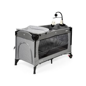 Baby2go Hound 60x120 cm Gri Anne Yanı Oyun Parkı