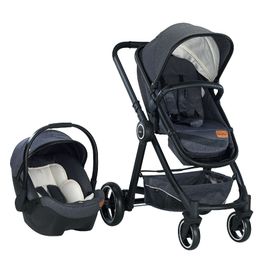 Baby2go Joy Siyah Travel Sistem Bebek Arabası