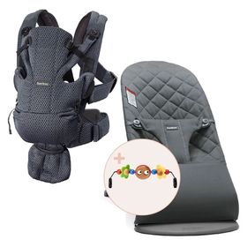 Babybjorn Balance Bliss Cotton Oyuncaklı Kanguru Move 3D Mesh Anthracite Ana Kucağı