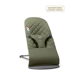 Babybjorn Bliss Cotton Dark Green Haki 3 Kademeli Ana Kucağı