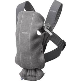 Babybjorn Mini 3D Cotton Jersey Dark Grey Kanguru