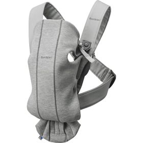 Babybjorn Mini 3D Cotton Jersey Light Grey Kanguru