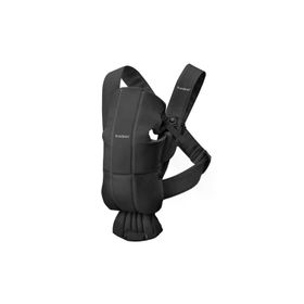 Babybjorn Mini Cotton Woven Black Kanguru