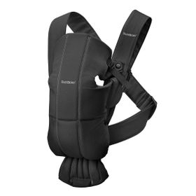 Babybjorn Mini Cotton Woven Black Kanguru