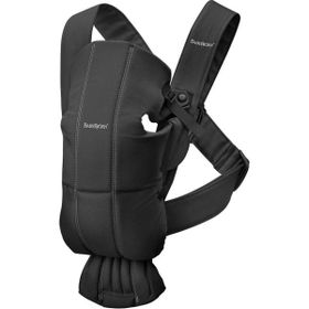 Babybjorn Mini Cotton Woven Black Kanguru