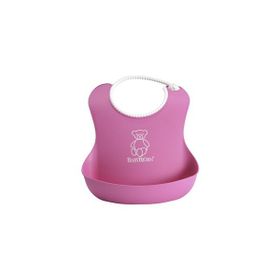 BabyBjorn Pink Yumuşak Plastik Mama Önlüğü
