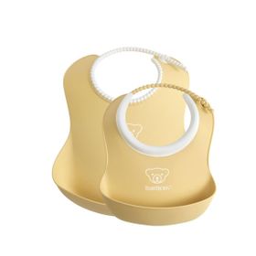 Babybjorn Powder Yellow Yumuşak Plastik Mama Önlüğü Seti
