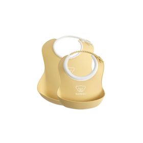 Babybjorn Powder Yellow Yumuşak Plastik Mama Önlüğü Seti
