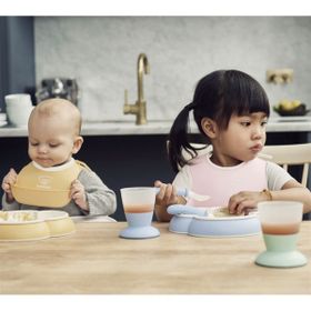 Babybjorn Yumuşak Powder Green Plastik Mama Önlüğü Seti