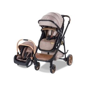 Babycare BC 300 Kahve Exen Alüminyum Travel Sistem Bebek Arabası
