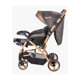 Babycare BC65 Capron Lüx Çift Yönlü Kahverengi Bebek Arabası