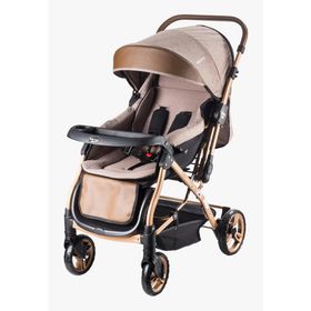 Babycare BC65 Capron Lüx Çift Yönlü Kahverengi Bebek Arabası