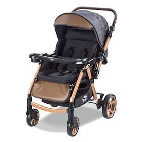 Babycare Combo Kahverengi Maxi Pro Çift Yönlü Bebek Arabası