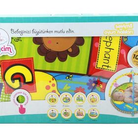 Babycim 652 Orman Alemi Aynalı Daire Oyun Halısı