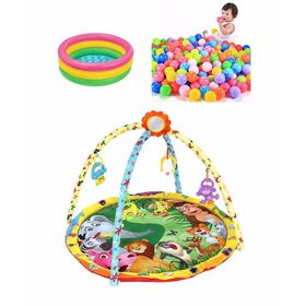 Babycim 652 Orman Alemi Aynalı Daire Oyun Halısı