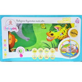 Babycim 652 Orman Alemi Aynalı Daire Oyun Halısı