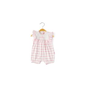 Babydola 12373 Kız Bebek Kolsuz Fırfırlı Tulum