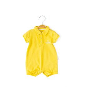 Babydola 12831 Erkek Bebek Kısa Kollu Yakalı Tulum