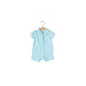 Babydola 12831 Erkek Bebek Kısa Kollu Yakalı Tulum