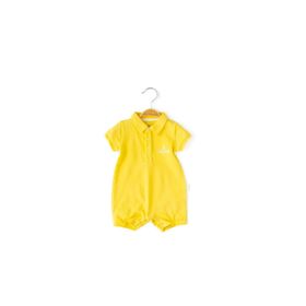 Babydola 12831 Erkek Bebek Kısa Kollu Yakalı Tulum