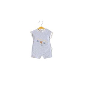 Babydola 12903 Erkek Bebek Kısa Kollu Penye Tulum