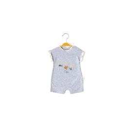 Babydola 12903 Erkek Bebek Kısa Kollu Penye Tulum