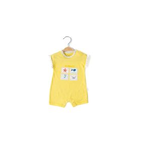 Babydola 13023 Erkek Bebek Kısa Kollu Tulum