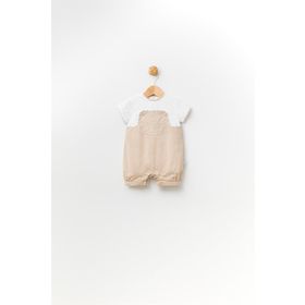Babydola 13624 Erkek Bebek Kısa Kollu Tulum