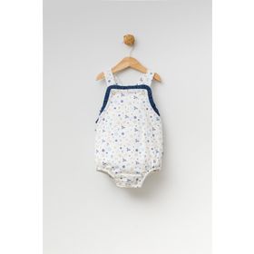 Babydola 13676 Kız Bebek Fiyonklu Salopet Tulum