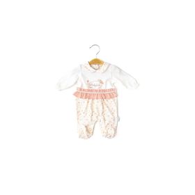 Babydola 13812 Kız Bebek Çiçekli Fırfırlı Tulum