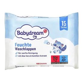 Babydream Hassas Cilt Aloe Veralı 15'li Bebek Islak Havlu