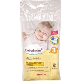 Babydream No:3 Midi 2 Adet Bebek Bezi