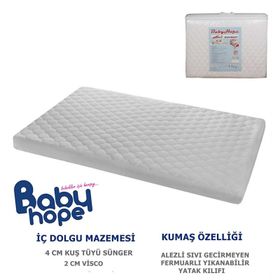 Babyhope 50x80 cm Alezli Visco Oyun Parkı Yatağı