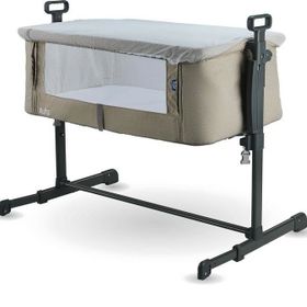 BabyHope 8100 Kahverengi Elite Anne Yanı Kademeli Portatif Beşik