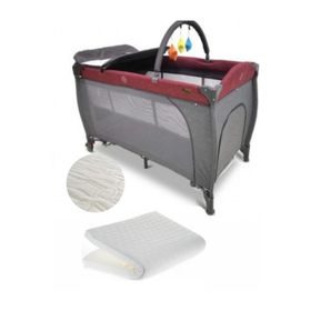 Babyhope BH-1050 Dora 70x110 Kırmızı Gri Oyun Parkı