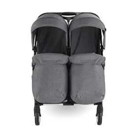 Babyhope BH-3077 City Twin Gri İkiz Bebek Arabası