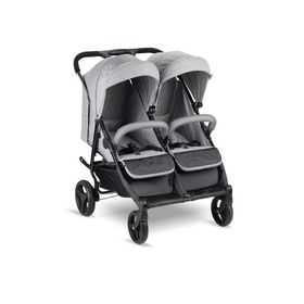 Babyhope BH-3077 City Twin Gri İkiz Bebek Arabası