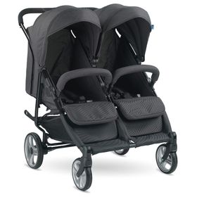 Babyhope BH-3077 City Twin İkiz Siyah Bebek Arabası