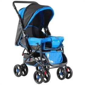 Babyhope BH-604 Mavi-Siyah Bebek Arabası
