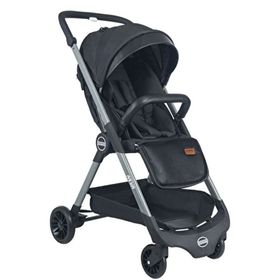 Babyhope BH-609 Polo Siyah Çift Yönlü Bebek Arabası