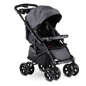 Babyhope BH-609 Polo Siyah Çift Yönlü Bebek Arabası