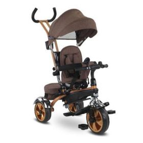 Babyhope BH-9500 GP01 Star Kahverengi Üç Tekerlekli Bisiklet