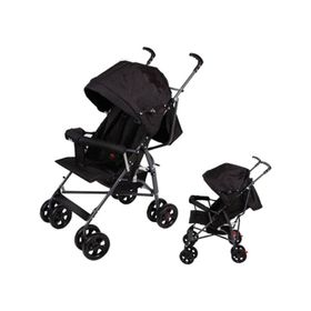 Babyhope Siyah Baston Bebek Arabası