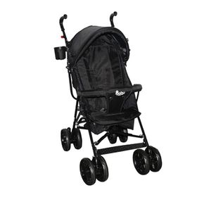 Babyhope Siyah Baston Bebek Arabası