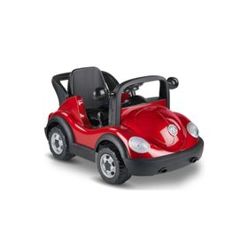 Babyhope Volkswagen Beetle Model Metalik Seri Metalik Kırmızı Akülü Araba